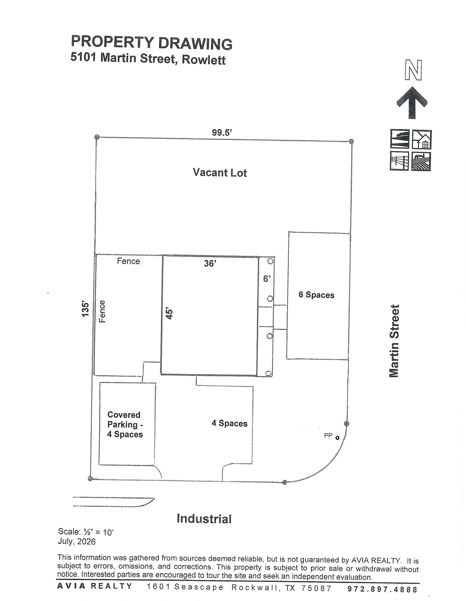 5101 Martin Dr, Rowlett, TX for sale Typical Floor Plan- Image 1 of 2