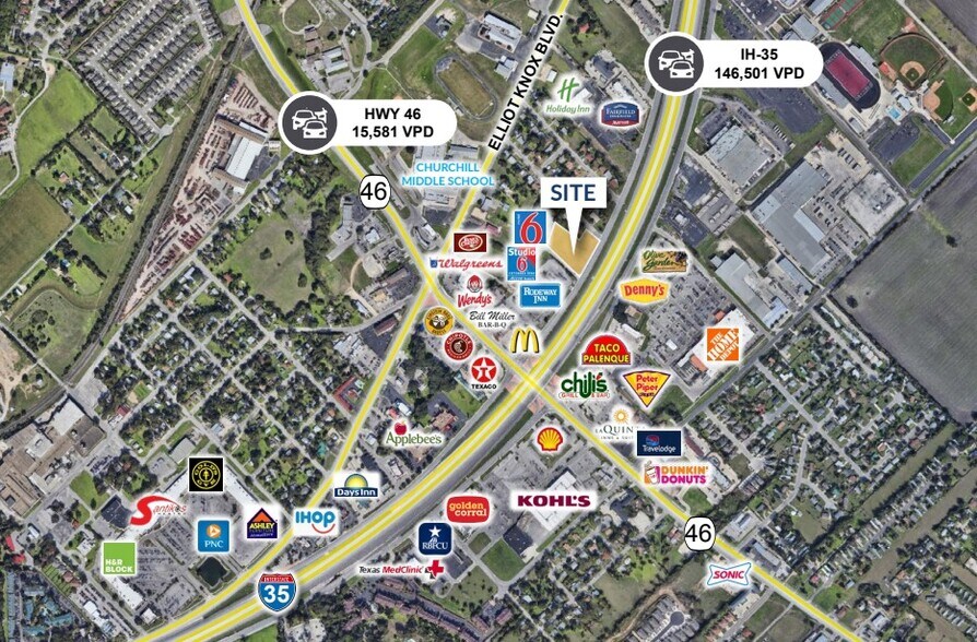 IH 35, New Braunfels, TX for lease - Building Photo - Image 1 of 3