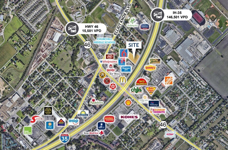 IH 35, New Braunfels, TX for lease Building Photo- Image 1 of 4