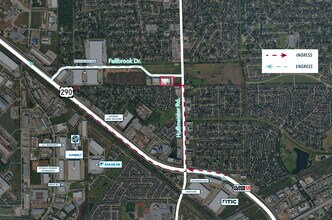 10815 Huffmeister Rd, Houston, TX - Aérien  Vue de la carte