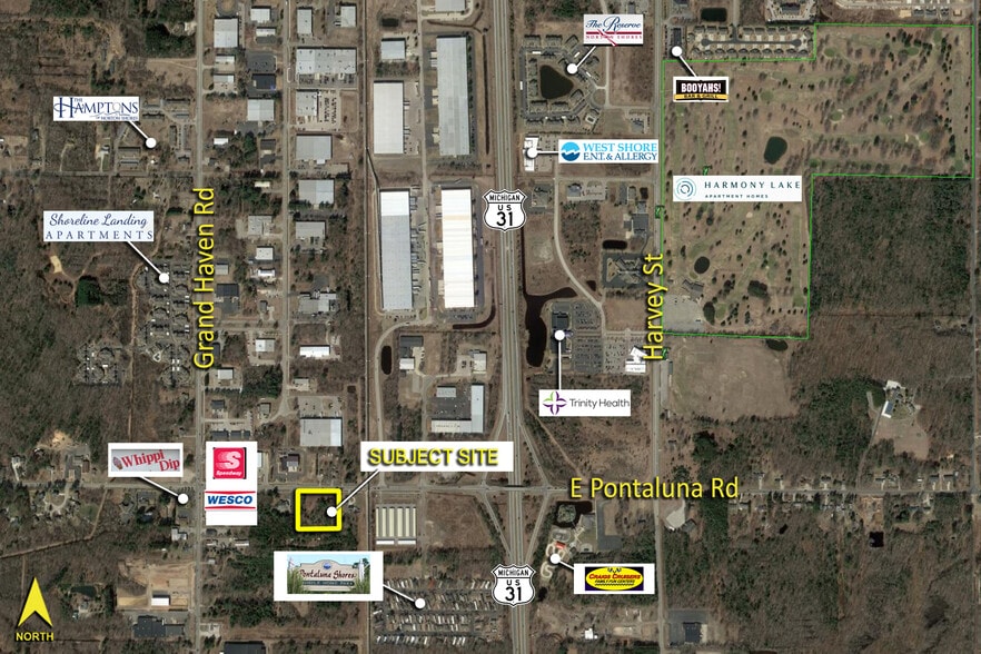 1161 E Pontaluna Rd, Spring Lake, MI à vendre - Photo du bâtiment - Image 2 de 2