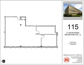 115 S Wilke Rd, Arlington Heights, IL à louer Plan d  tage- Image 1 de 5