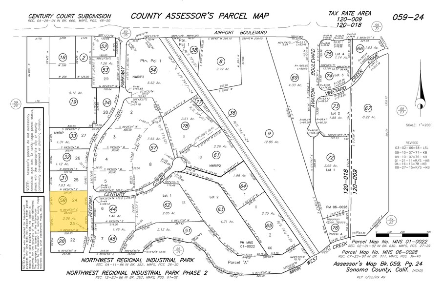 3541 Regional Pky, Santa Rosa, CA à vendre - Plan cadastral - Image 1 de 1