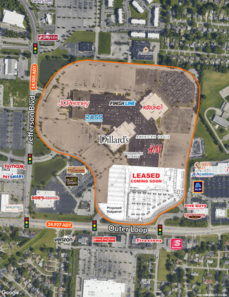 Plus de détails pour 4801 Outer Loop, Louisville, KY - Vente au détail à louer