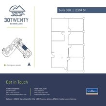 3020 E Camelback Rd, Phoenix, AZ à louer Plan d’étage- Image 1 de 2