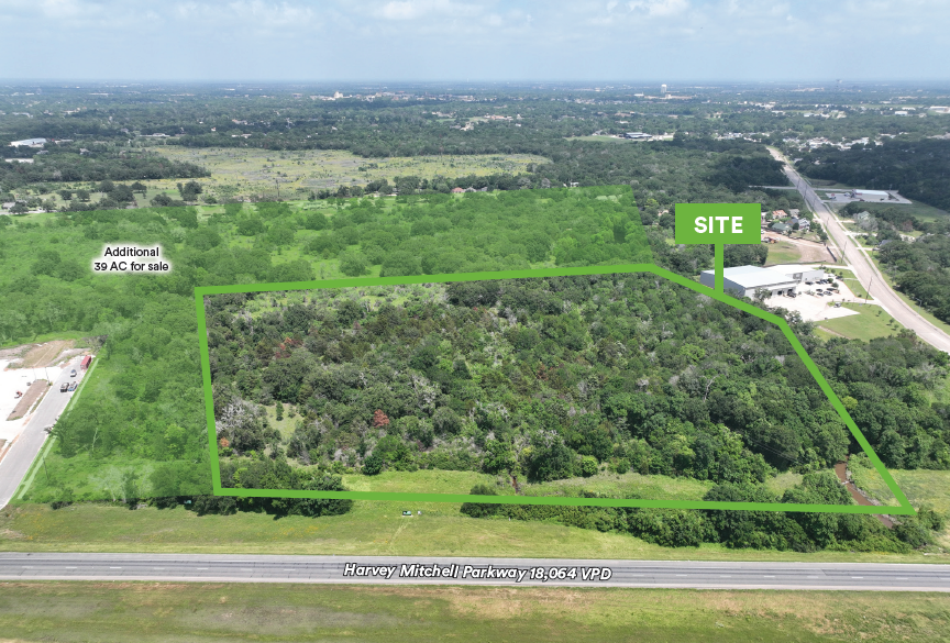 1470 Harvey Mitchell Parkway, Bryan, TX for sale Aerial- Image 1 of 8