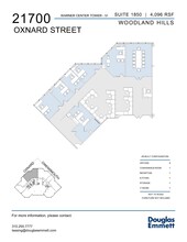 21700 Oxnard St, Woodland Hills, CA à louer Plan d’étage- Image 1 de 1