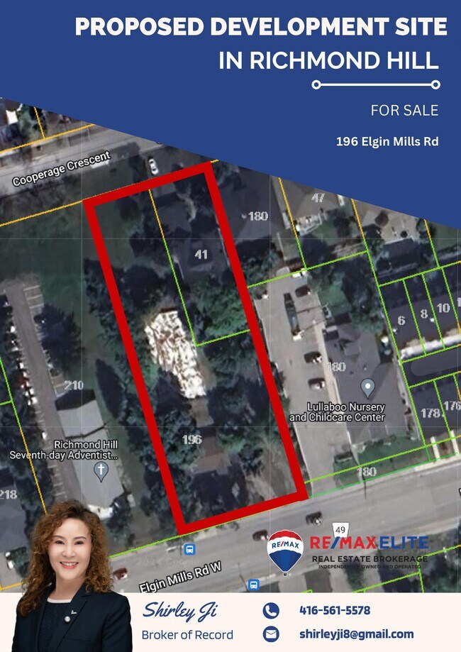 Plus de détails pour 196 Elgin Mills Rd W, Richmond Hill, ON - Terrain à vendre