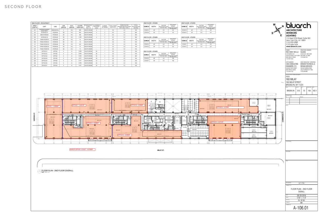 160 Imlay St, Brooklyn, NY 11231 - Unité Office 1-7 -  - Plan d’étage - Image 1 of 6