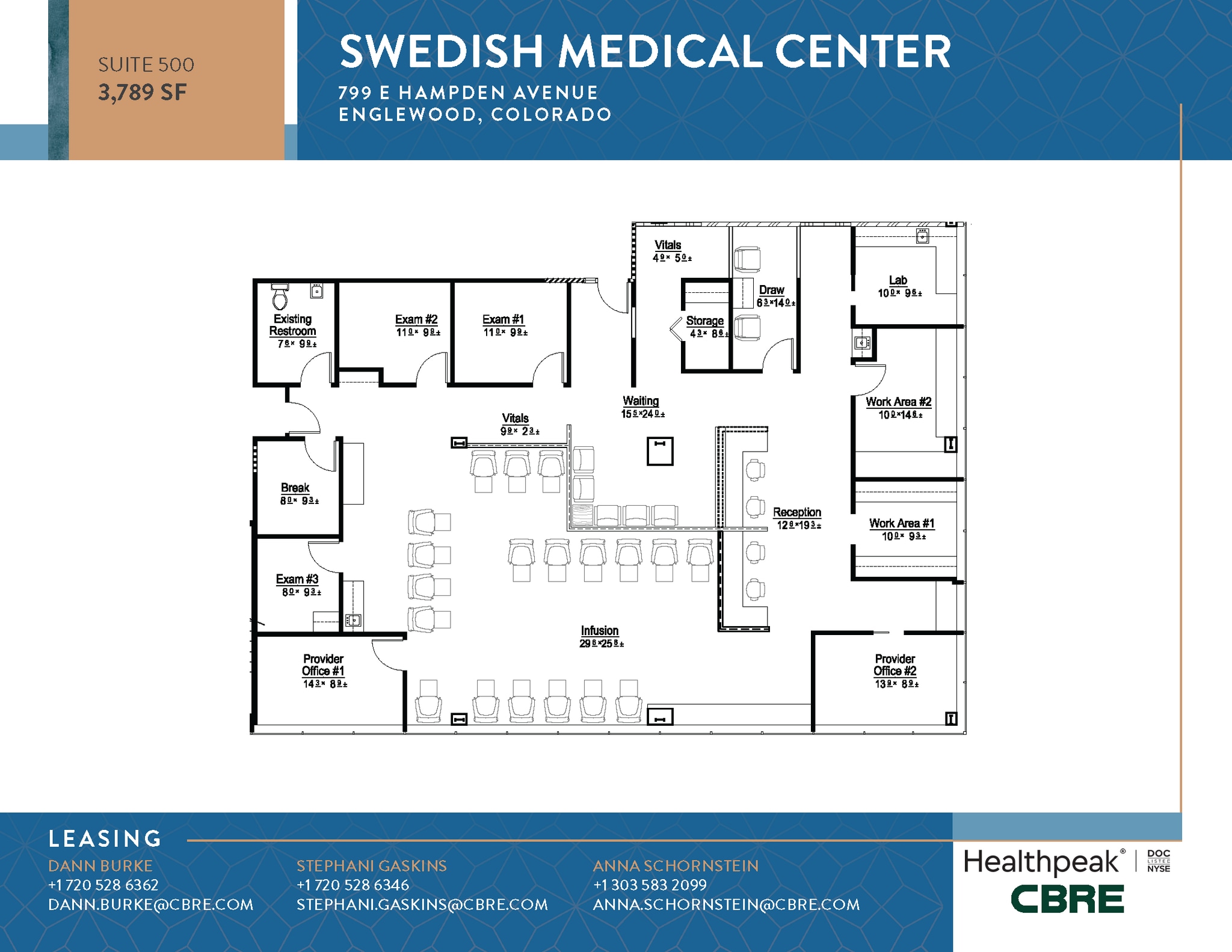 701 E Hampden Ave, Englewood, CO for lease Floor Plan- Image 1 of 1
