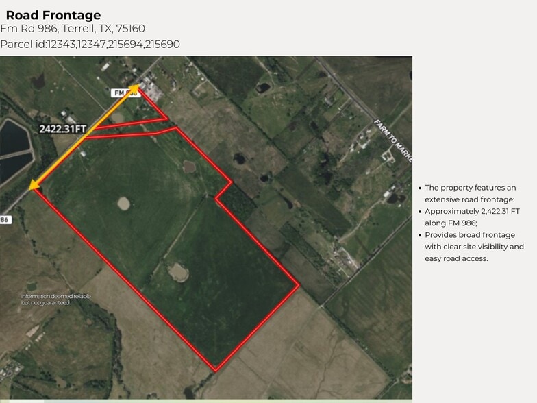 FM 986 Rd, Terrell, TX for sale - Building Photo - Image 2 of 7