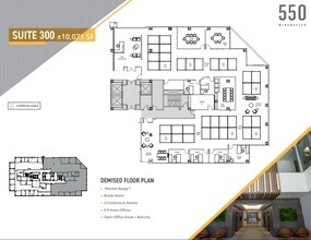 550 S Winchester Blvd, San Jose, CA for lease Floor Plan- Image 1 of 2