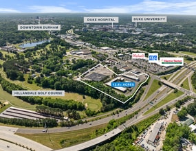 3438 Hillsborough Rd, Durham, NC - Aerial  map view - Image1