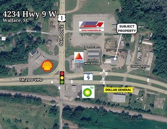 Plus de détails pour 4234 Highway 9 W, Wallace, SC - Industriel à vendre
