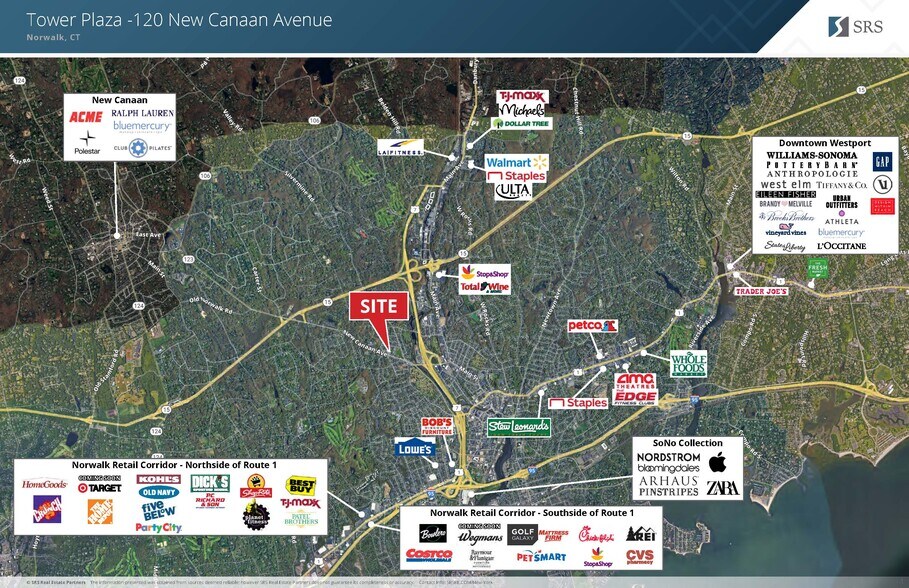 120 New Canaan Ave, Norwalk, CT à louer - Aérien - Image 3 de 6