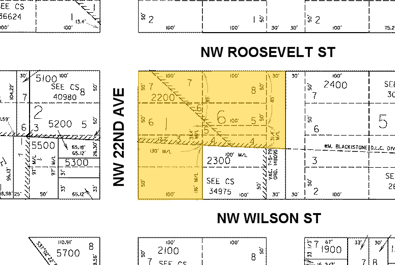 2100 NW 22nd Ave, Portland, OR à louer - Plan cadastral - Image 2 de 13