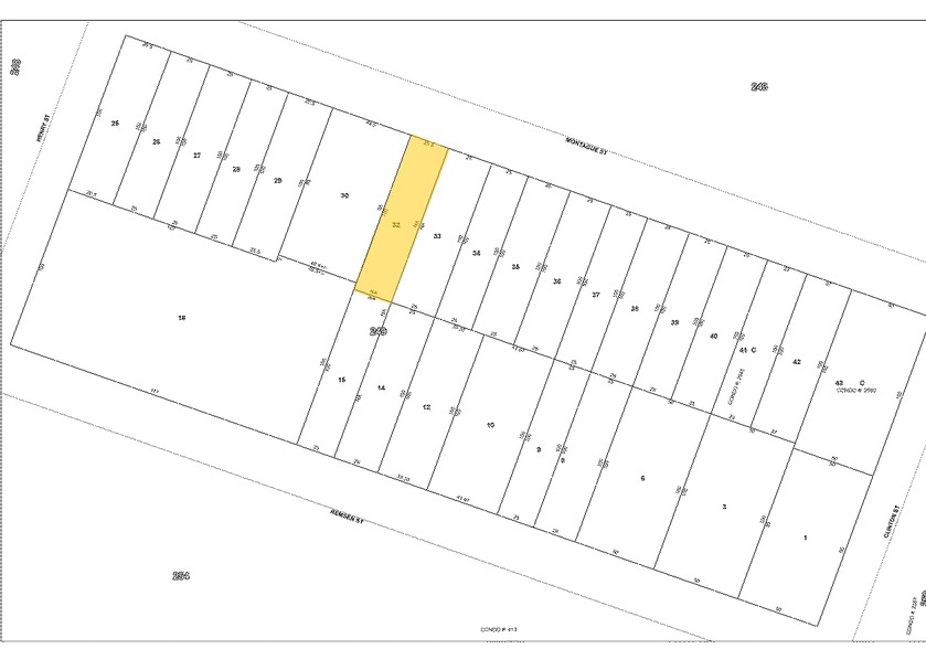 142 Montague St, Brooklyn, NY for lease - Plat Map - Image 2 of 2