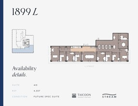 1899 L St NW, Washington, DC à louer Plan d  tage- Image 2 de 2