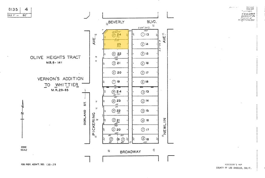 12604 Beverly Blvd, Whittier, CA à vendre - Plan cadastral - Image 3 de 3
