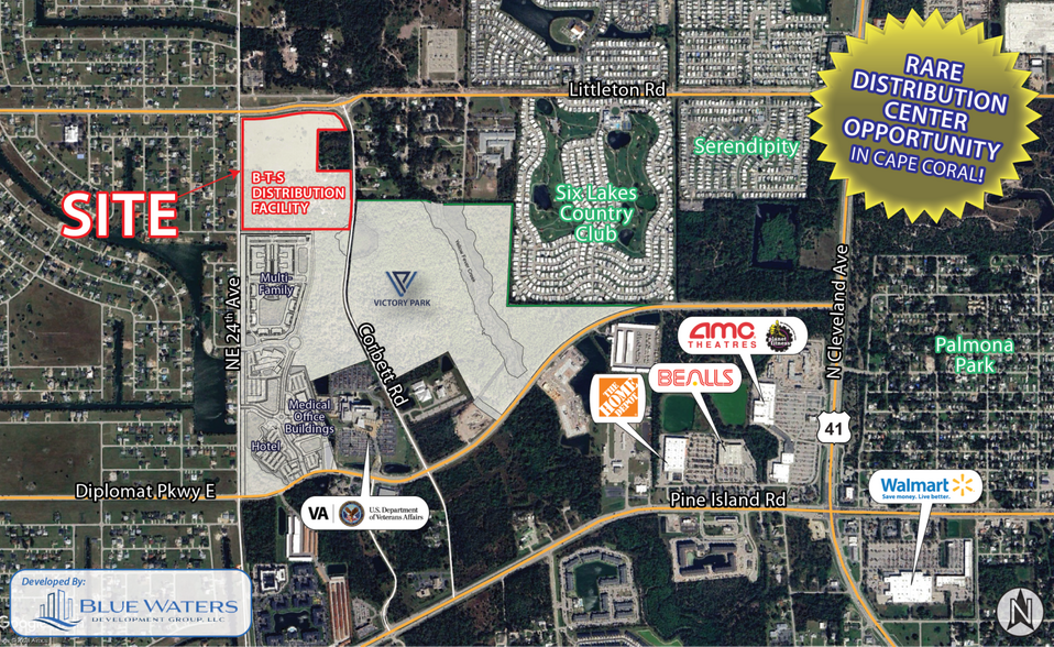 1700 Home of the Brave Blvd, Cape Coral, FL for sale - Aerial - Image 2 of 11