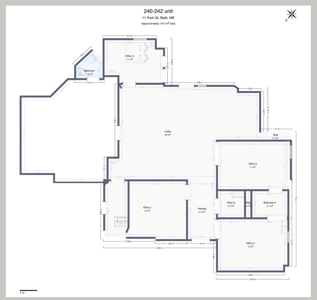 1356 Washington St, Bath, ME à louer Photo intérieure- Image 1 de 1