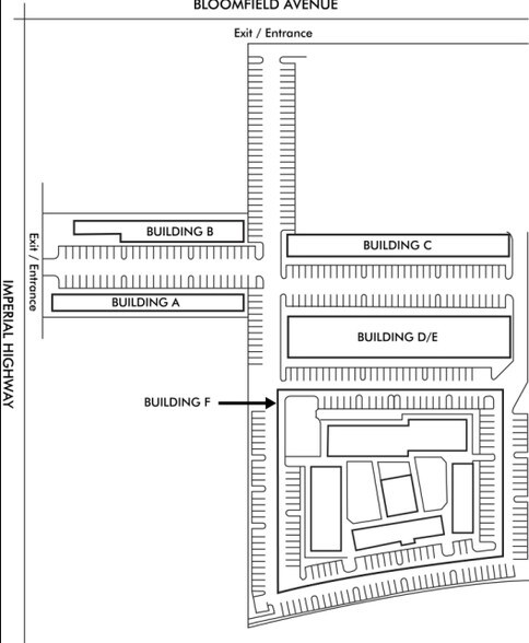 12631 E Imperial Hwy, Santa Fe Springs, CA for lease - Site Plan - Image 2 of 3