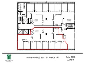 630 6th Ave SW, Calgary, AB for lease Floor Plan- Image 1 of 7