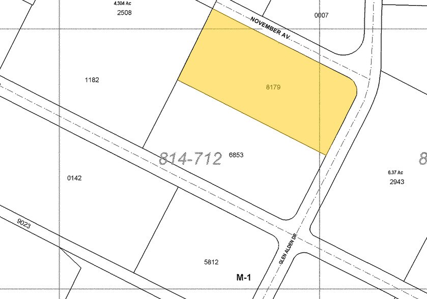 4301-4329 November Ave, Richmond, VA à louer - Plan cadastral - Image 3 de 6