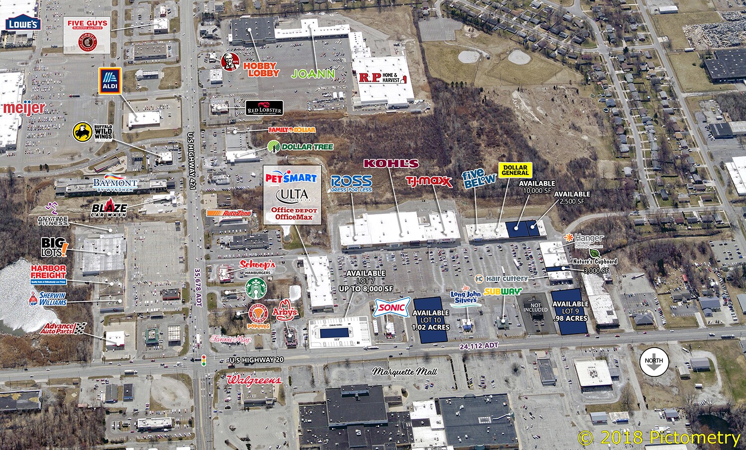 4100-4112 Franklin St, Michigan City, IN à louer Photo du bâtiment- Image 1 de 10