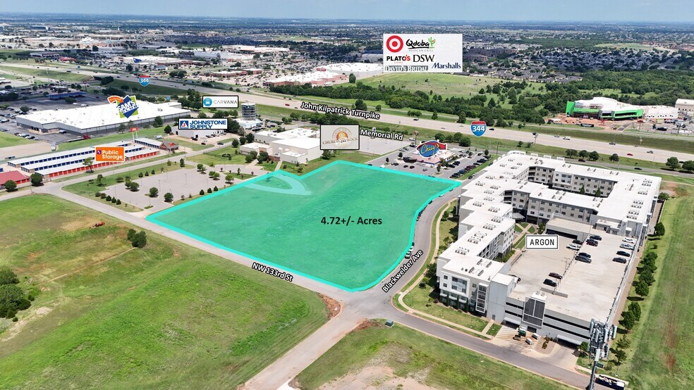SW/C W Memorial Road & Blackwelder Ave, Oklahoma City, OK à vendre - Aérien - Image 1 de 4