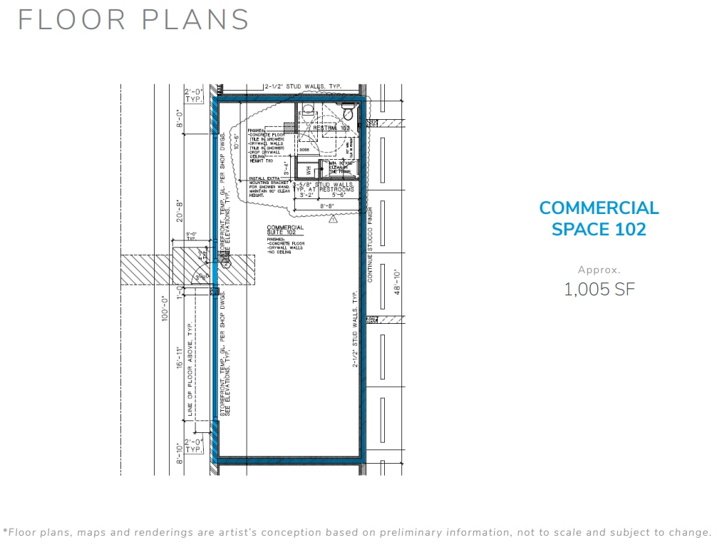 1602 S Coast Hwy, Oceanside, CA 92054 - Unité 102 -  - Plan d’étage - Image 1 of 1