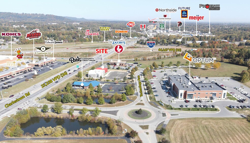 4000 Technology Ave, New Albany, IN for lease - Aerial - Image 2 of 5