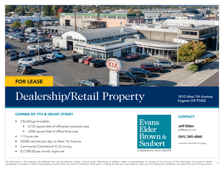 More details for 1810 W 7th Ave, Eugene, OR - Retail for Lease