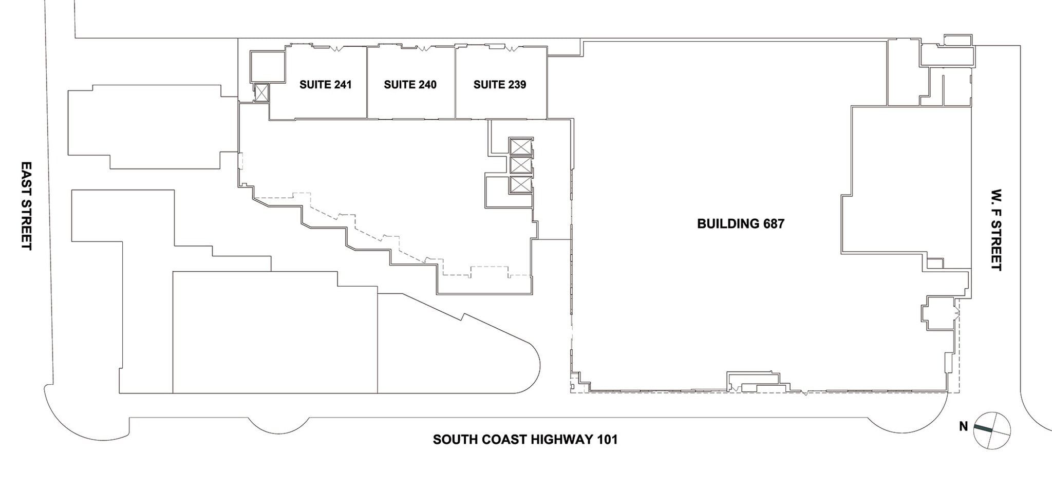 687 S Coast Hwy 101, Encinitas, CA for lease Site Plan- Image 1 of 6