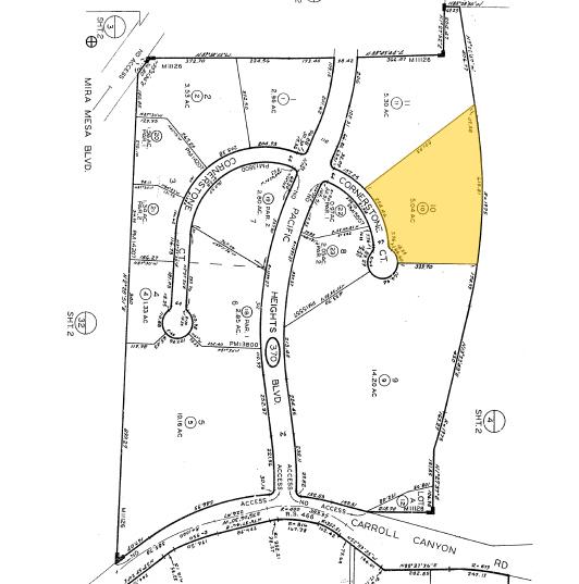 6170 Cornerstone Ct E, San Diego, CA à louer - Plan cadastral - Image 2 de 8