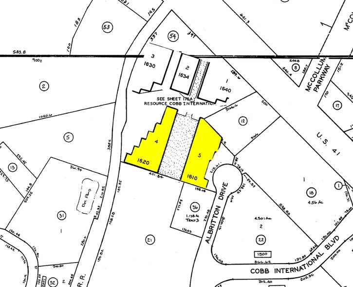 1620 Cobb International Blvd, Kennesaw, GA à louer - Plan cadastral - Image 2 de 8