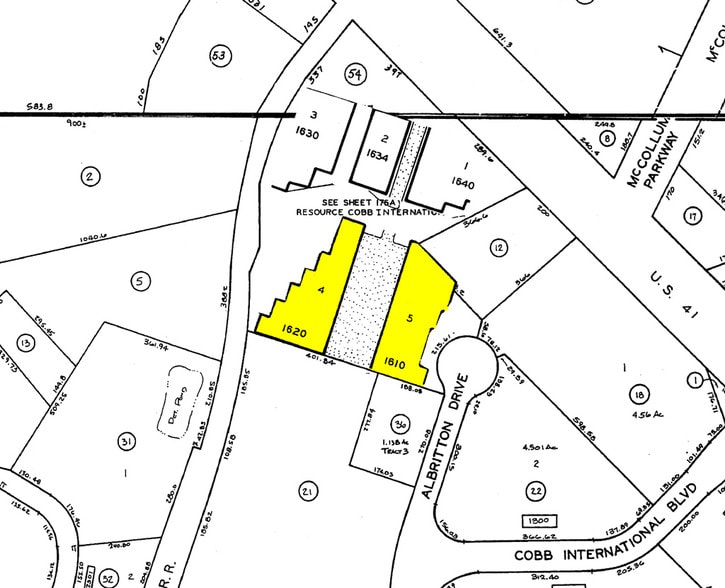 1620 Cobb International Blvd, Kennesaw, GA for lease - Plat Map - Image 2 of 8