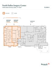 17980 Dallas Pky, Dallas, TX à louer Plan d’étage- Image 1 de 1