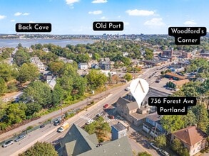 736 Forest Ave, Portland, ME - AERIAL  map view - Image1