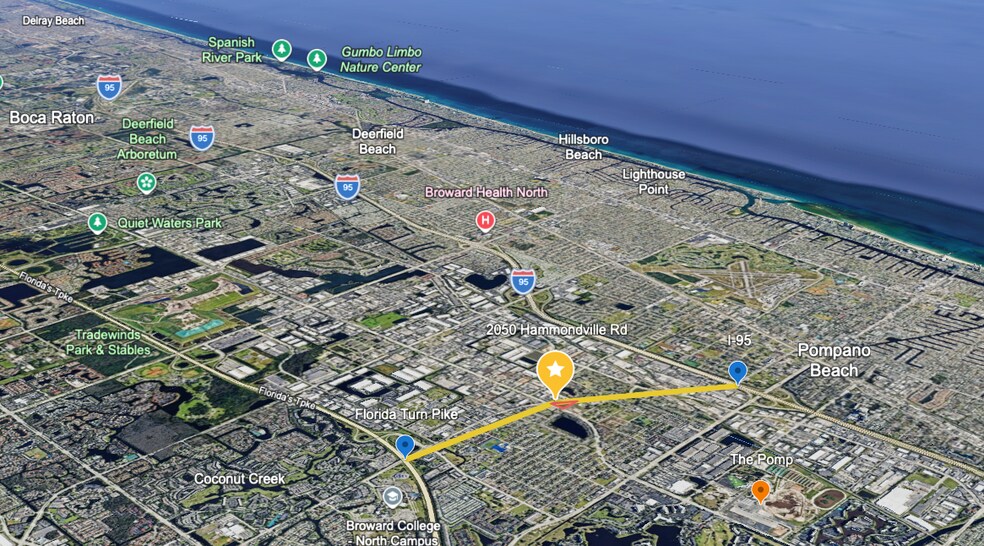 2050 Hammondville Rd, Pompano Beach, FL à vendre - Photo du bâtiment - Image 2 de 5