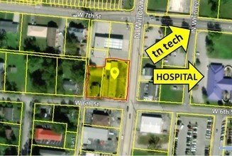 602 N Willow Ave, Cookeville, TN - Aérien  Vue de la carte