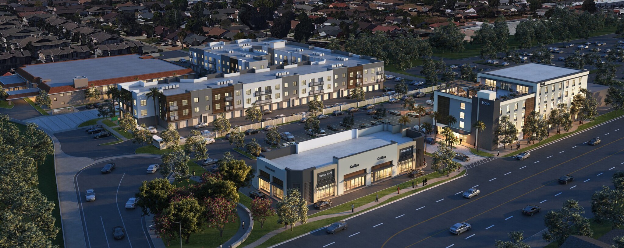 22317-22273 Barton Rd, Grand Terrace, CA à louer Photo du bâtiment- Image 1 de 4