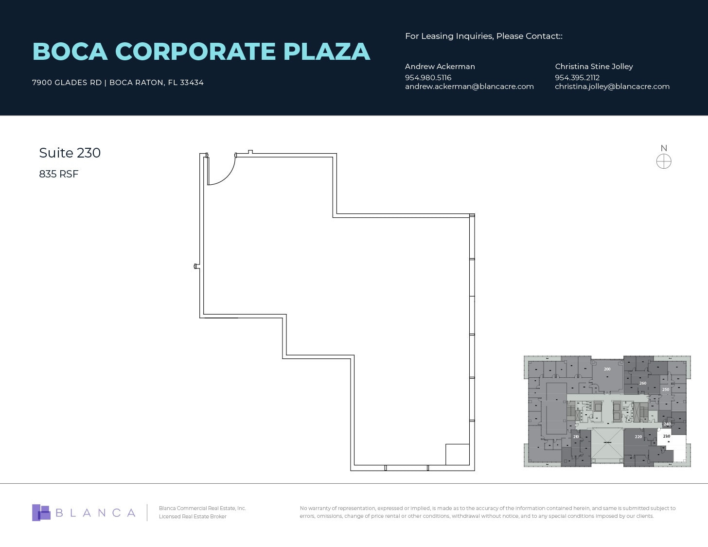 7900 Glades Rd, Boca Raton, FL for lease Floor Plan- Image 1 of 1