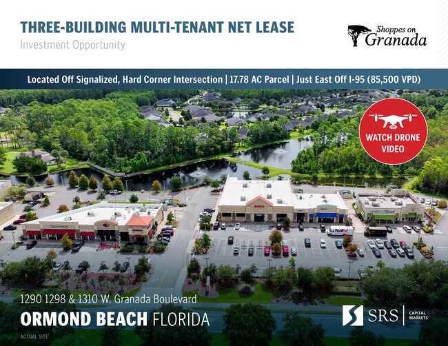 Plus de détails pour 1290-1310 W Granada Blvd, Ormond Beach, FL - Commerce de détail à vendre