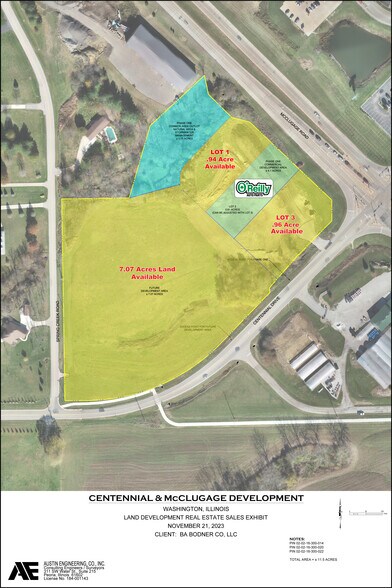 McClugage Rd, Washington, IL à louer - Aérien - Image 2 de 2