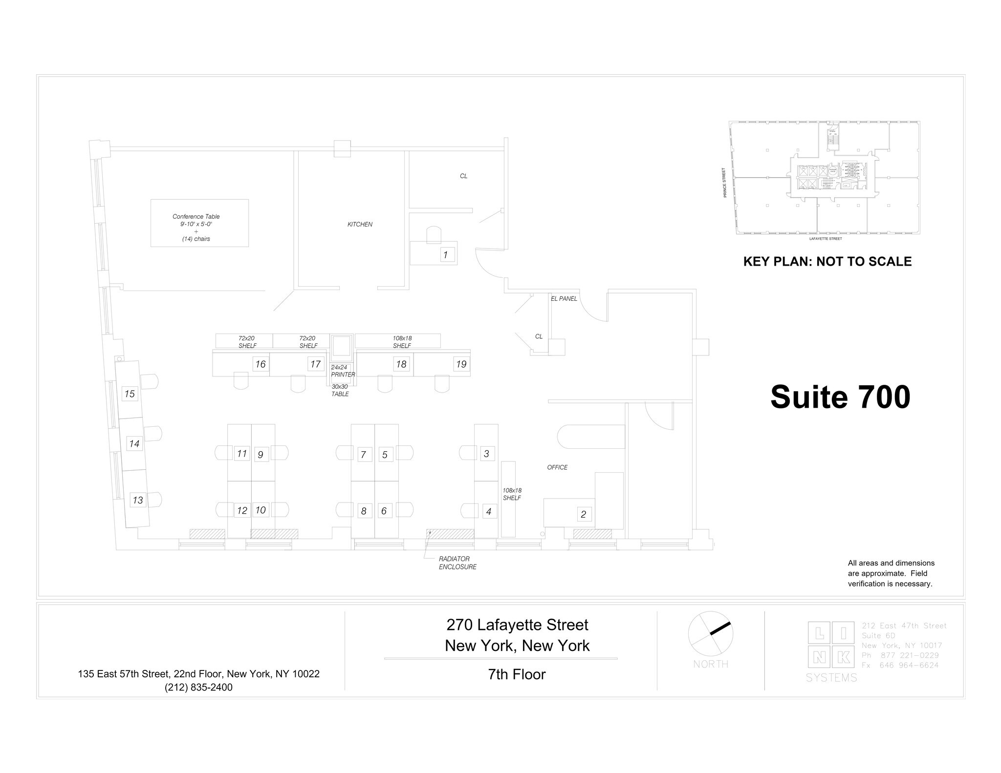 270 Lafayette St, New York, NY à louer Plan de site- Image 1 de 1