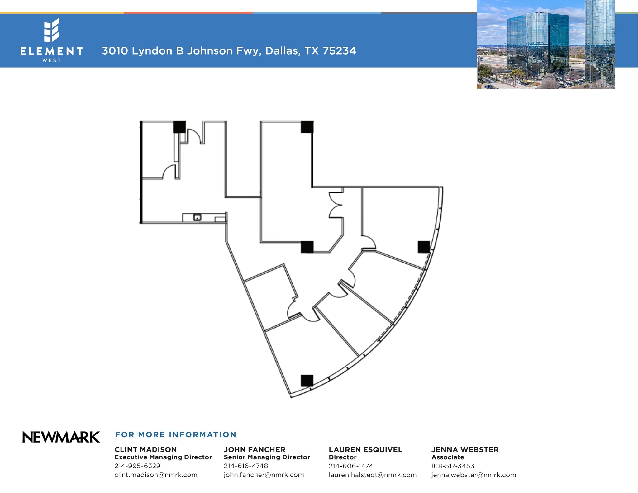 3010 Lyndon B Johnson Fwy, Dallas, TX à louer Plan de site- Image 1 de 2