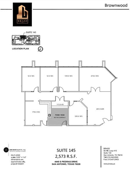 4440 S Piedras Dr, San Antonio, TX à vendre - Plan d’étage - Image 2 de 3