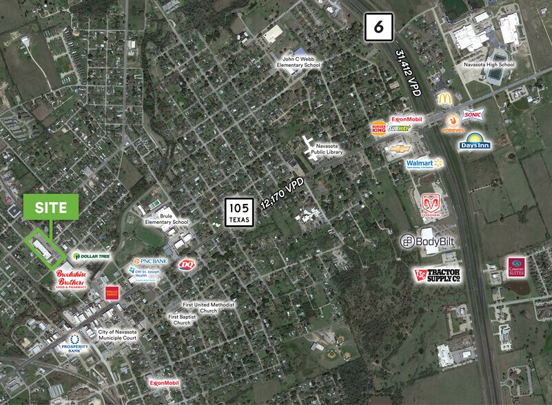 525 N La Salle St, Navasota, TX à louer - Photo du bâtiment - Image 2 de 6