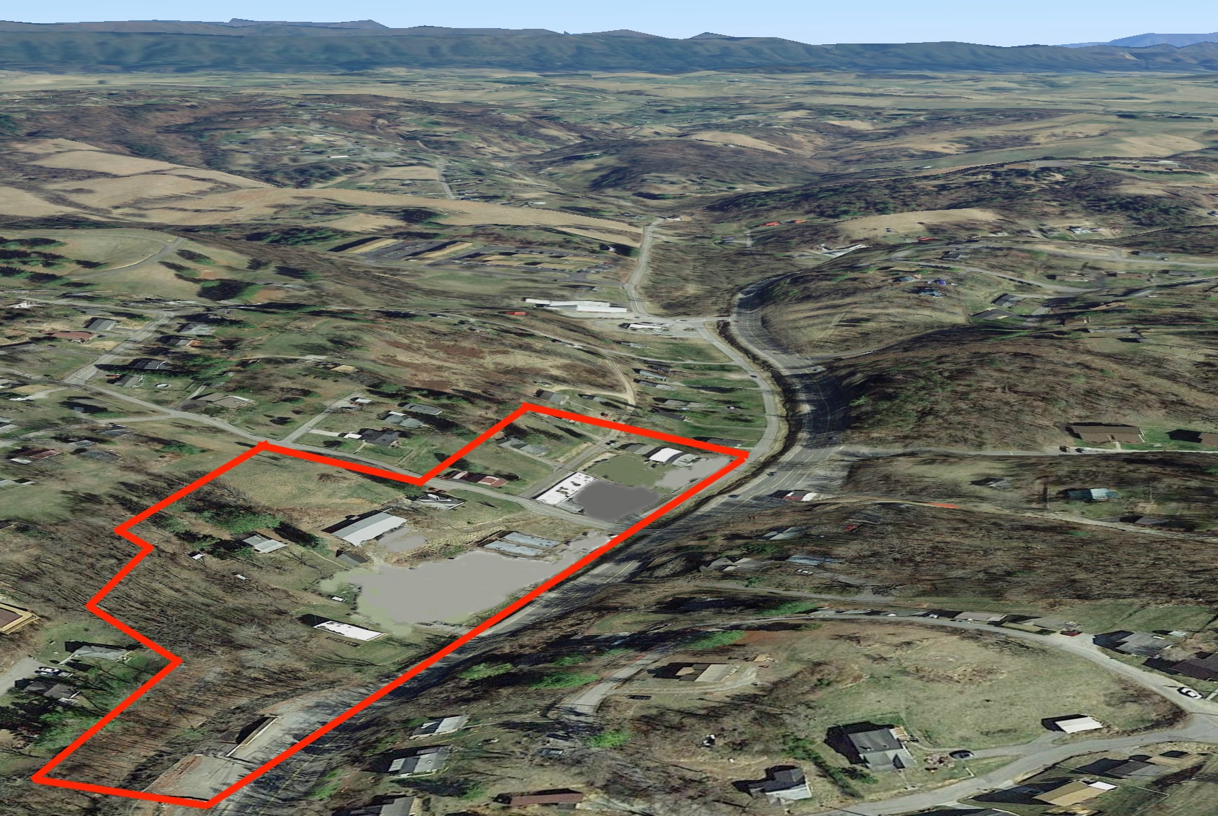 809 Lee Hwy N, Pulaski, VA for sale Aerial- Image 1 of 2